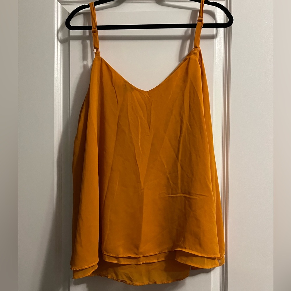 Orange torrid spaghetti strap blouse